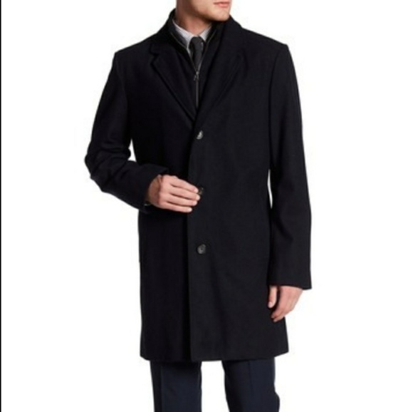 tommy hilfiger men's wool coat